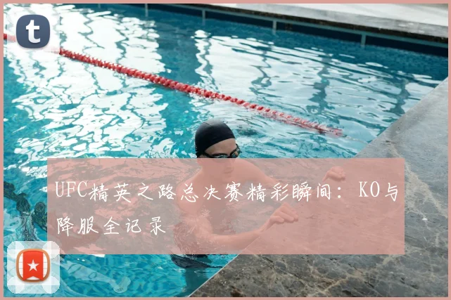 UFC精英之路总决赛精彩瞬间：KO与降服全记录